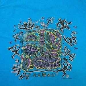 Vintage 90s Hawaii canoe shirt